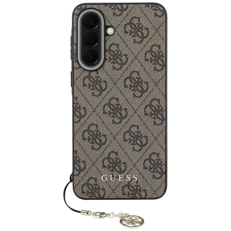 SPOTT-GR GUESS - Θήκη για Samsung Galaxy A37 (PU 4G Classic Logo with Charm) σε Καφέ Χρώμα