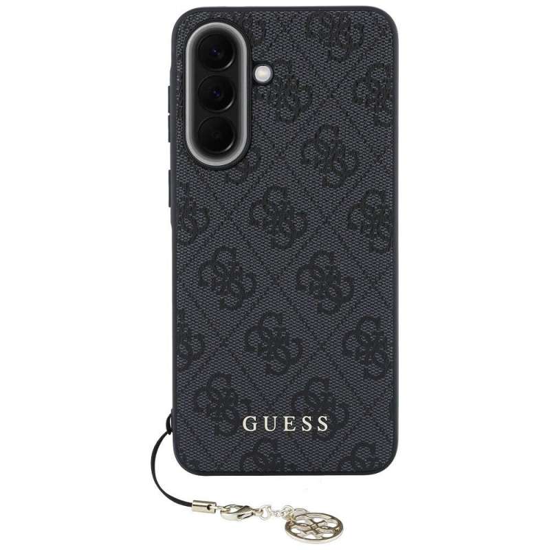 SPOTT-GR GUESS - Θήκη για Samsung Galaxy A37 (PU 4G Classic Logo with Charm) σε Μαύρο Χρώμα