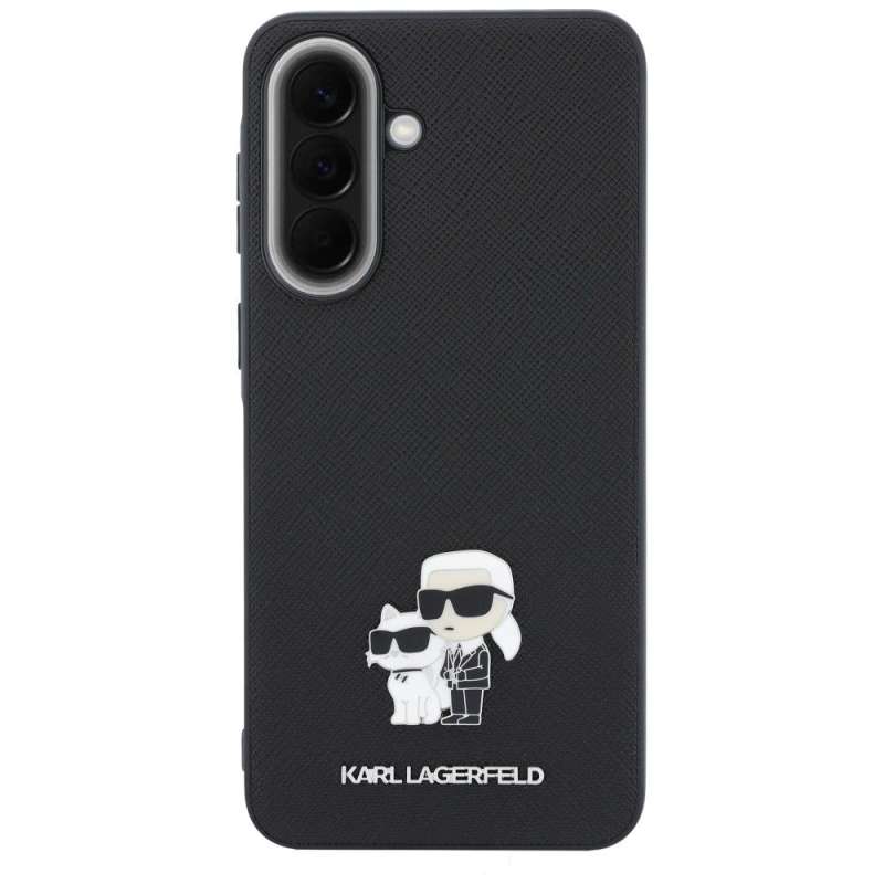SPOTT-GR Karl Lagerfeld - Θήκη για Samsung Galaxy A37 (Saffiano W/ K&C Metal Logo) σε Μαύρο Χρώμα