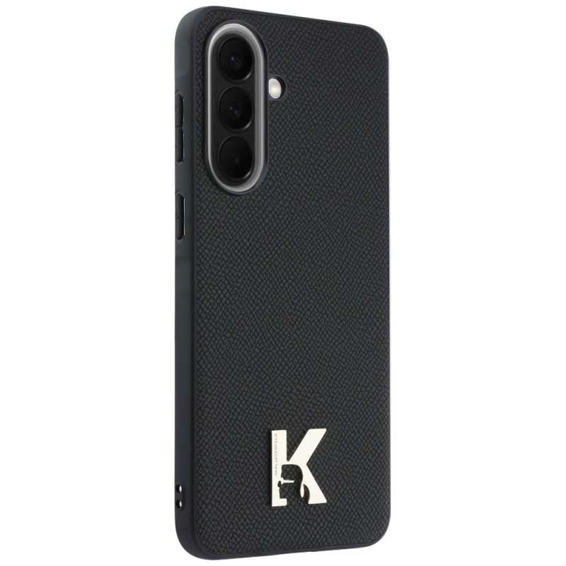 SPOTT-GR Karl Lagerfeld - Θήκη για Samsung Galaxy A57 (PU W/ KHEAD LOGO) σε Μαύρο Χρώμα