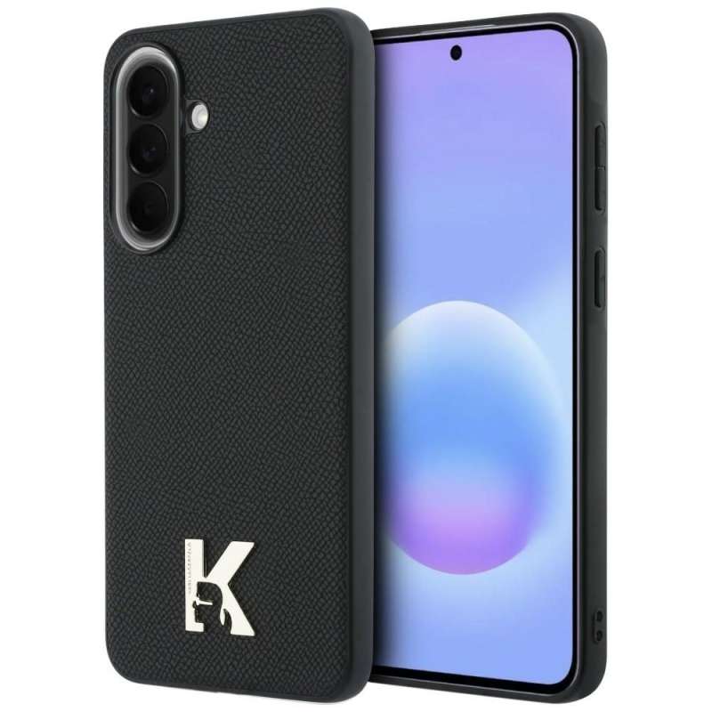 SPOTT-GR Karl Lagerfeld - Θήκη για Samsung Galaxy A57 (PU W/ KHEAD LOGO) σε Μαύρο Χρώμα