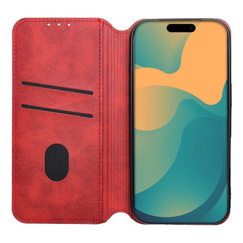 SPOTT-GR Cubic Book Cover - Θήκη για Xiaomi 17 σε Κόκκινο Χρώμα