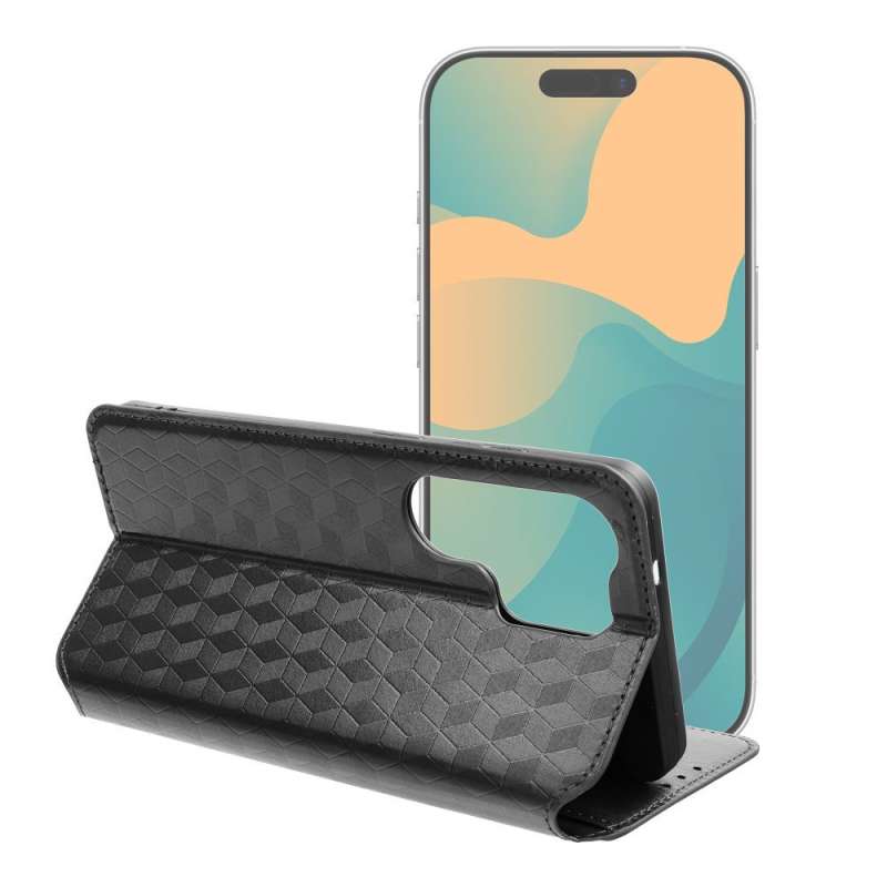 SPOTT-GR Cubic Book Cover - Θήκη για Xiaomi 17 Pro σε Μαύρο Χρώμα