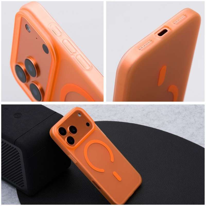 SPOTT-GR Go Orange! - Θήκη με Υποστήριξη MagSafe για Honor 600 Lite σε Πορτοκαλί Χρώμα