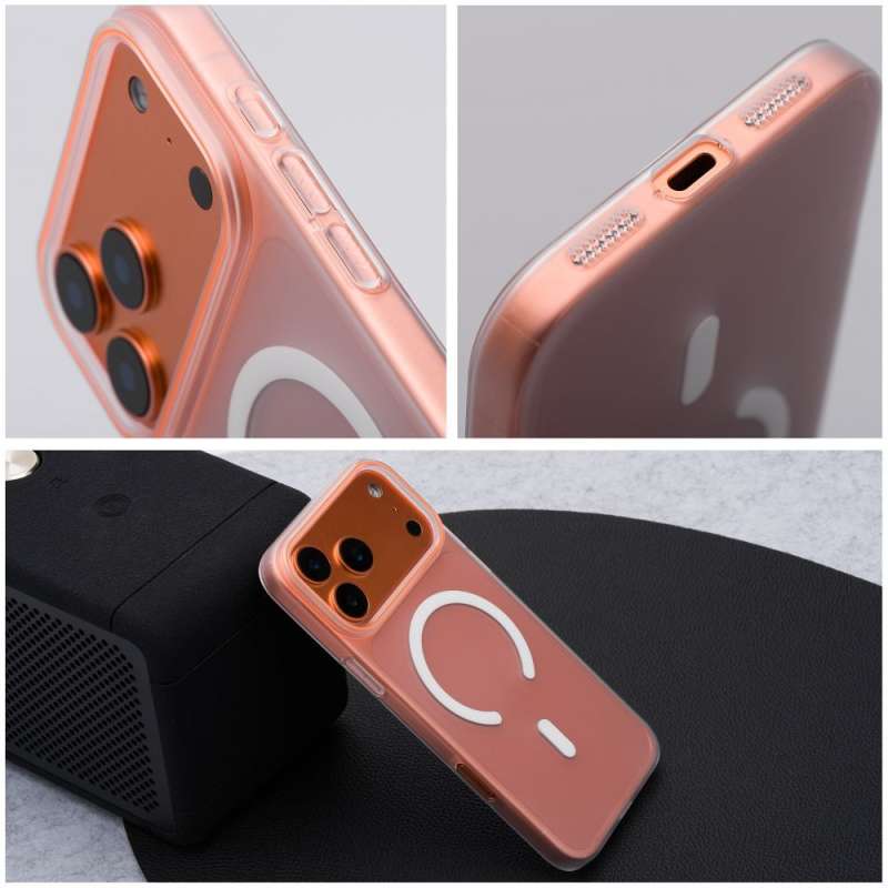 SPOTT-GR Go Orange! - Θήκη με Υποστήριξη MagSafe για Honor 600 Lite Διάφανη