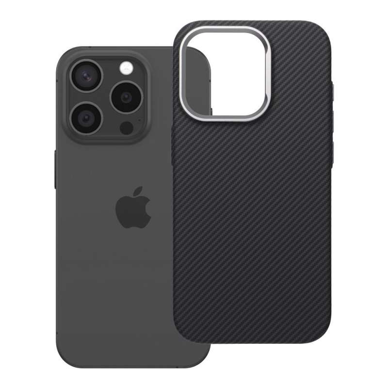 SPOTT-GR K-Look Case - Θήκη για Apple iPhone 15 Pro με Υποστήριξη MagSafe σε Μαύρο Χρώμα