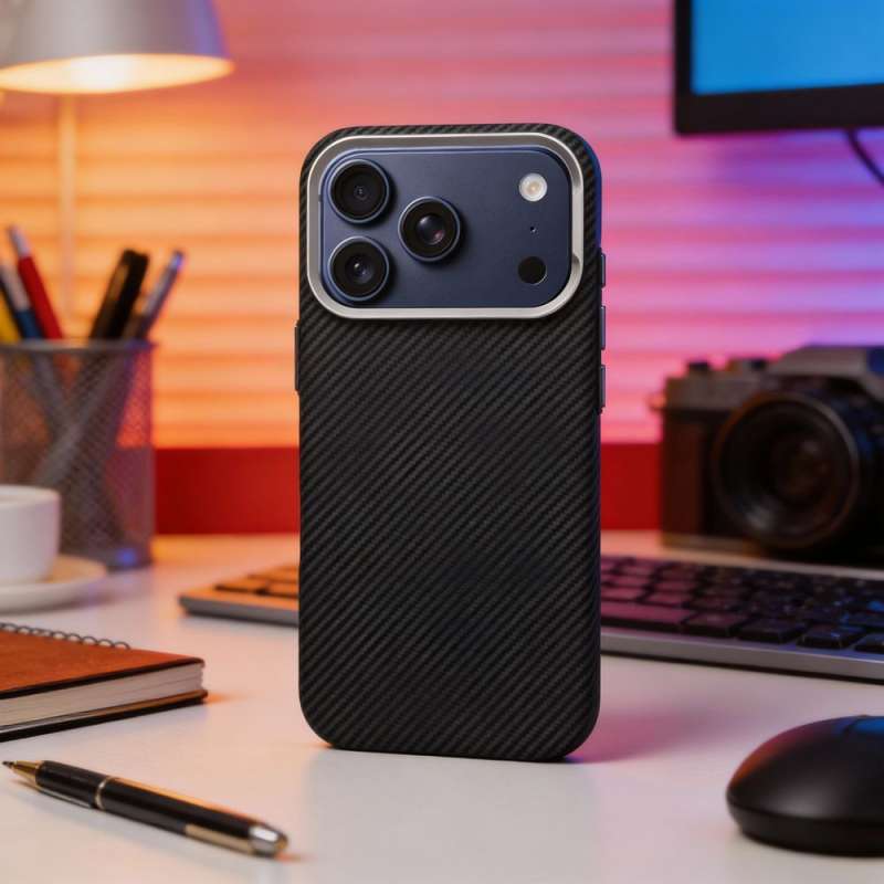 SPOTT-GR K-Look Case - Θήκη για Apple iPhone 15 Pro με Υποστήριξη MagSafe σε Μαύρο Χρώμα