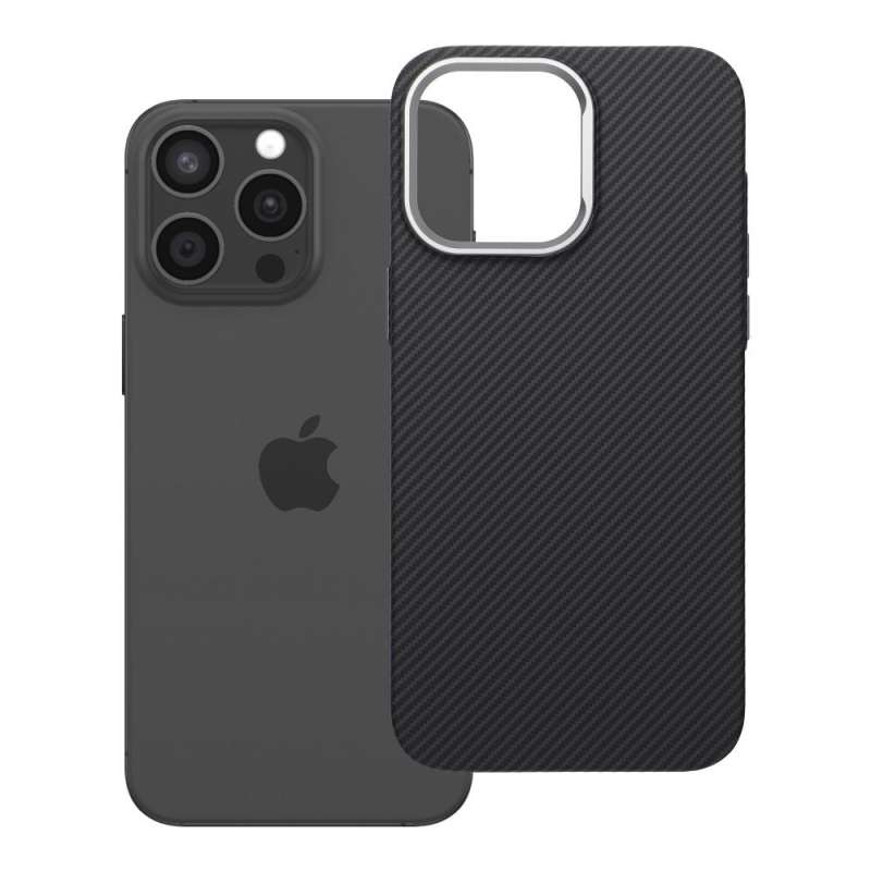 SPOTT-GR K-Look Case - Θήκη για Apple iPhone 15 Pro Max με Υποστήριξη MagSafe σε Μαύρο Χρώμα