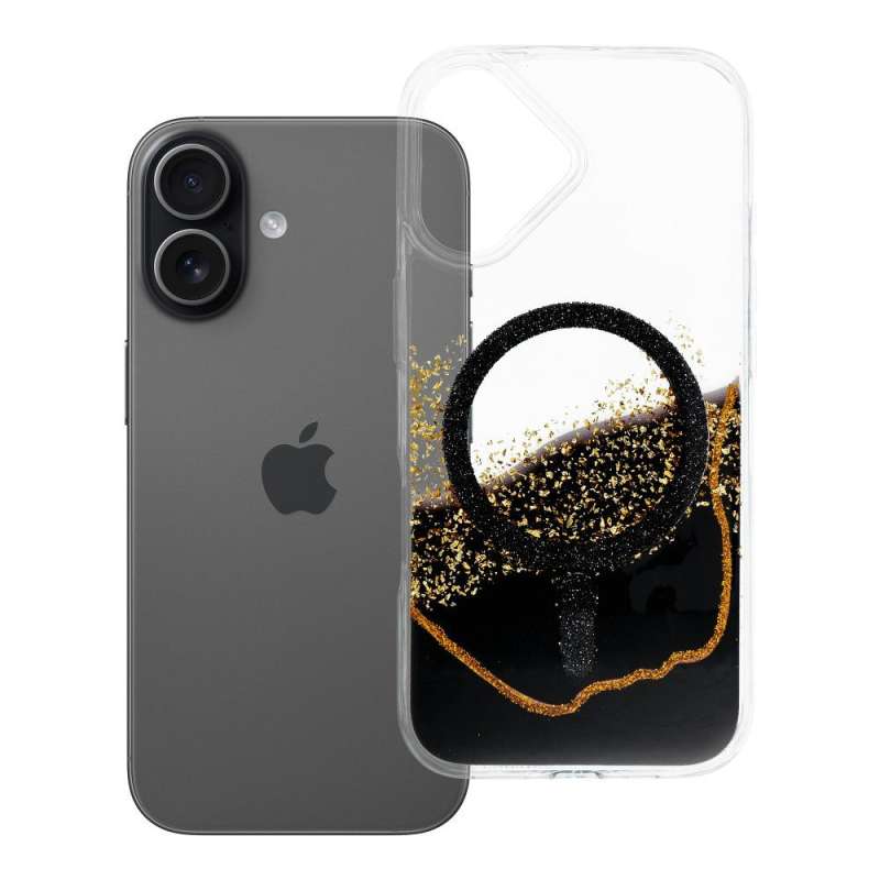 SPOTT-GR Golden Case - Θήκη για Apple iPhone 17 με Υποστήριξη MagSafe σε Μαύρο Χρώμα