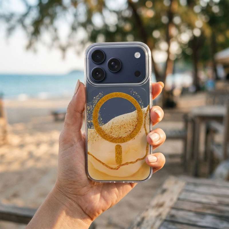 SPOTT-GR Golden Case - Θήκη για Apple iPhone 17 με Υποστήριξη MagSafe σε Χρυσό Χρώμα