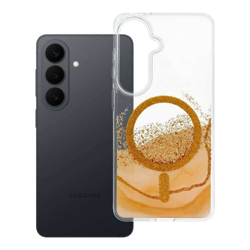 SPOTT-GR Golden Case - Θήκη για Samsung Galaxy S26 με Υποστήριξη MagSafe σε Χρυσό Χρώμα