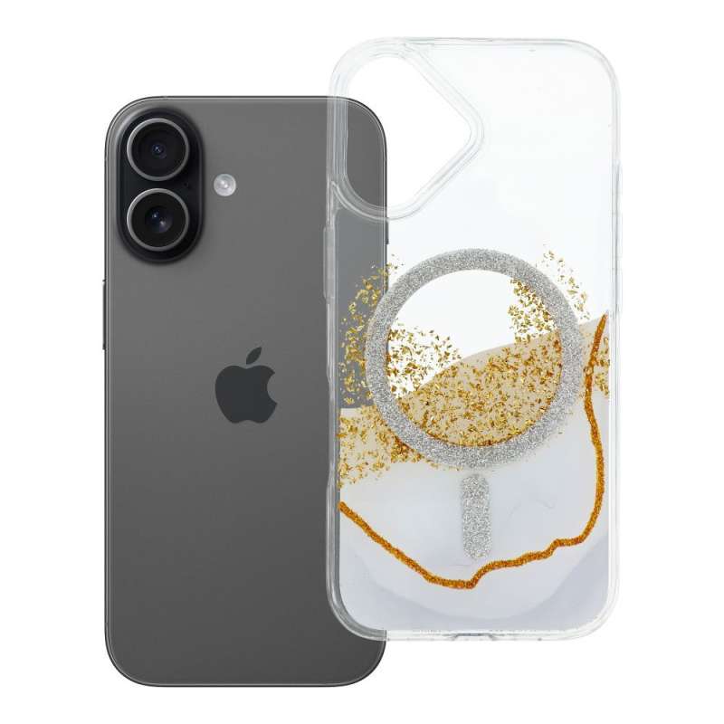 SPOTT-GR Golden Case - Θήκη για Apple iPhone 17 με Υποστήριξη MagSafe σε Άσπρο Χρώμα