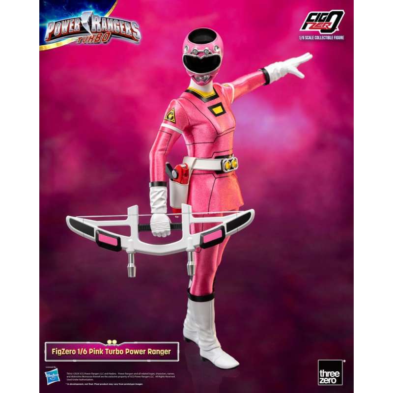 SPOTT-GR Power Rangers Turbo FigZero - Φιγούρα Δράσης (Αναλογία 1/6) Pink Turbo Power Ranger με Ύψος 30cm