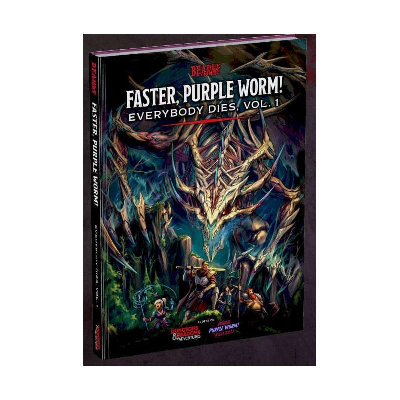 SPOTT-GR Dungeons & Dragons Adventure Book Faster, Purple Worm