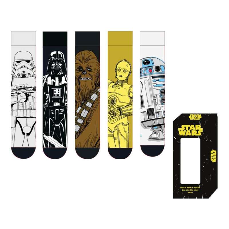 SPOTT-GR Star Wars - Κάλτσες Σετ 5 Ζευγάρια (Μέγεθος 38-45)