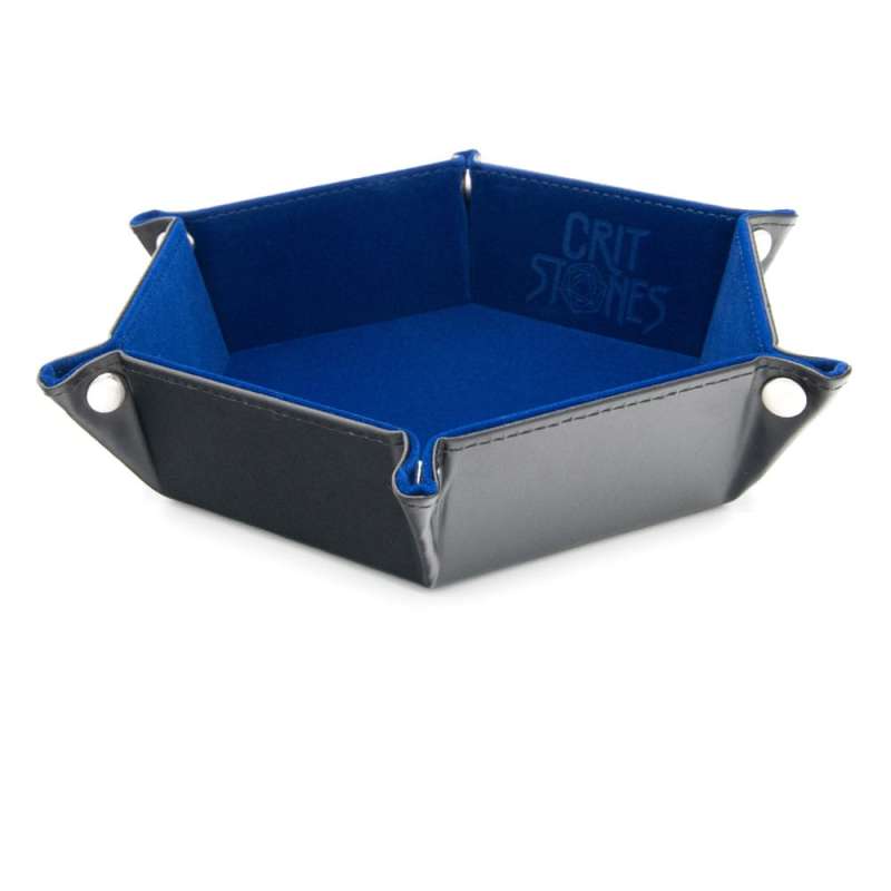 SPOTT-GR CritStones - Αναδιπλούμενο Tray για Ζάρια σε Μπλε Χρώμα