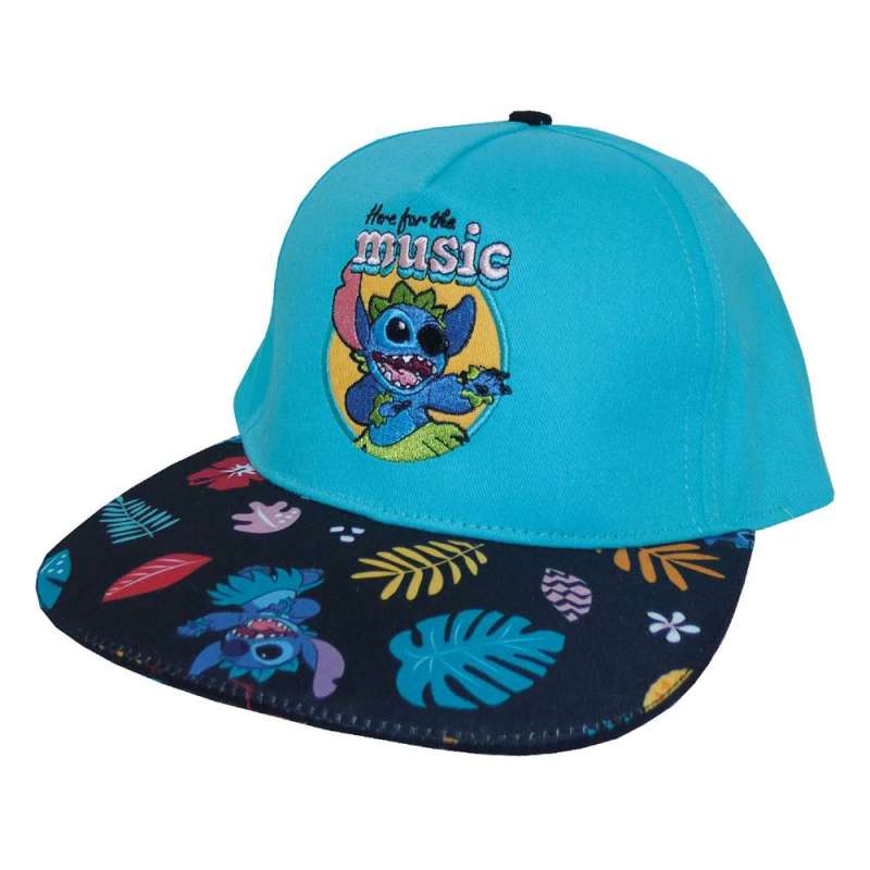 SPOTT-GR Lilo & Stitch - Καπέλο Curved Bill Cap Here For The Music σε Μπλε Χρώμα