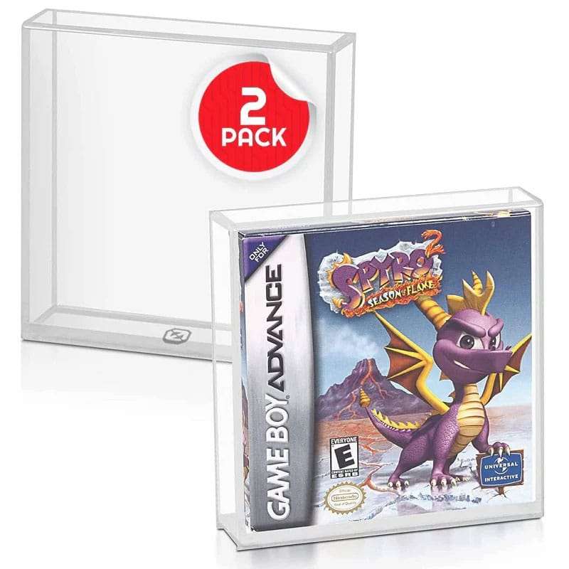 SPOTT-GR Acrylic Case 2 - Pack - Σετ 2 Ακρυλικών Θηκών για Παιχνίδια Gameboy και Gameboy Advance