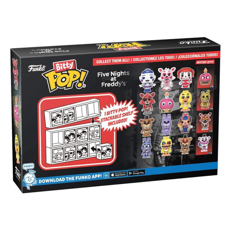 SPOTT-GR Five Nights at Freddy's Bitty POP! - Φιγούρες Βινυλίου 4-Pack Ballora με Ύψος 2.5cm
