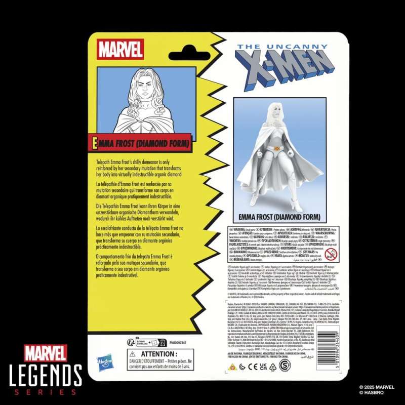 SPOTT-GR The Uncanny X-Men Marvel Legends - Φιγούρα Δράσης Emma Frost (Diamond Form) με Ύψος 15cm