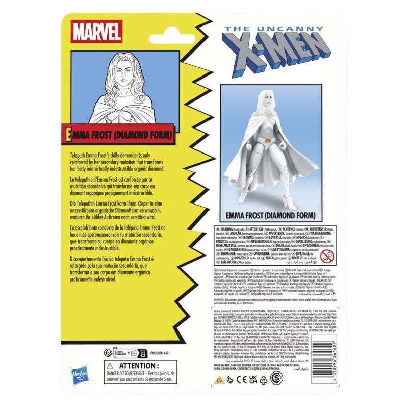 SPOTT-GR The Uncanny X-Men Marvel Legends - Φιγούρα Δράσης Emma Frost (Diamond Form) με Ύψος 15cm