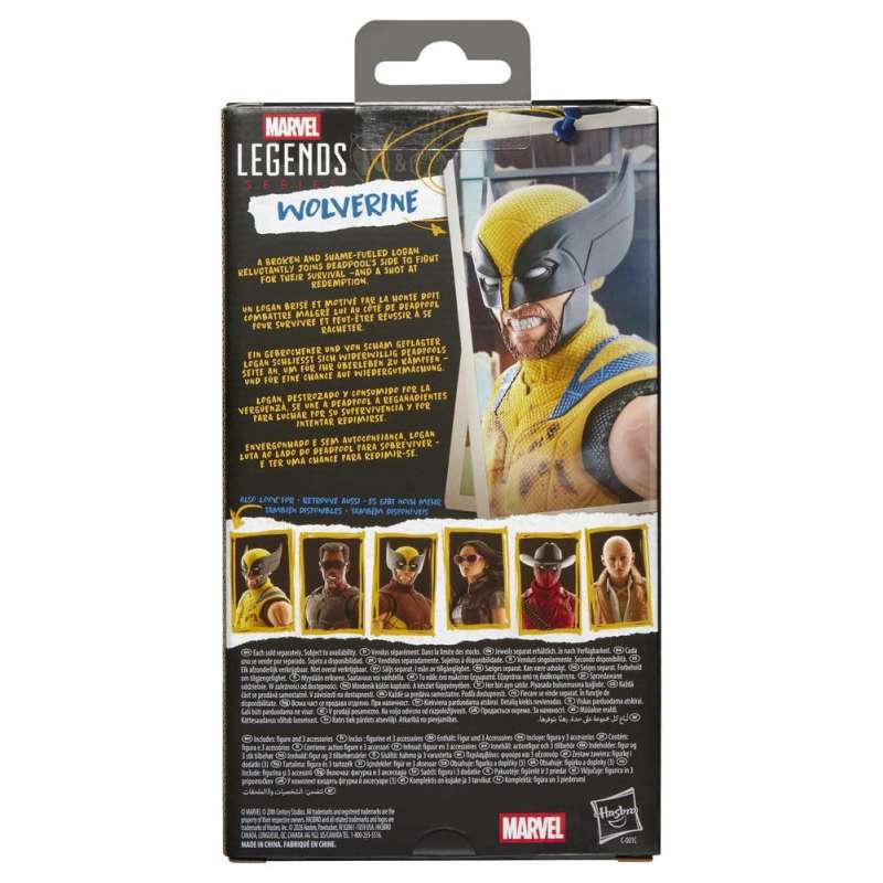 SPOTT-GR Deadpool & Wolverine Marvel Legends - Φιγούρα Δράσης Wolverine με Ύψος 15cm