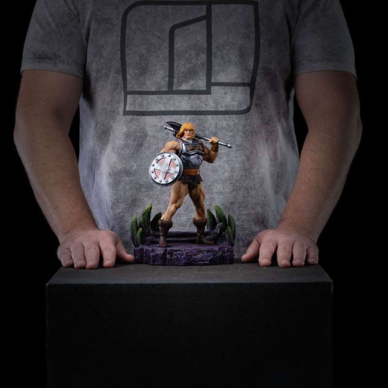 SPOTT-GR Masters of the Universe Art Scale - Φιγούρα (Αναλογία 1/10) He-Man Battle Armor Version (Exclusive Edition) με Ύψος 23cm