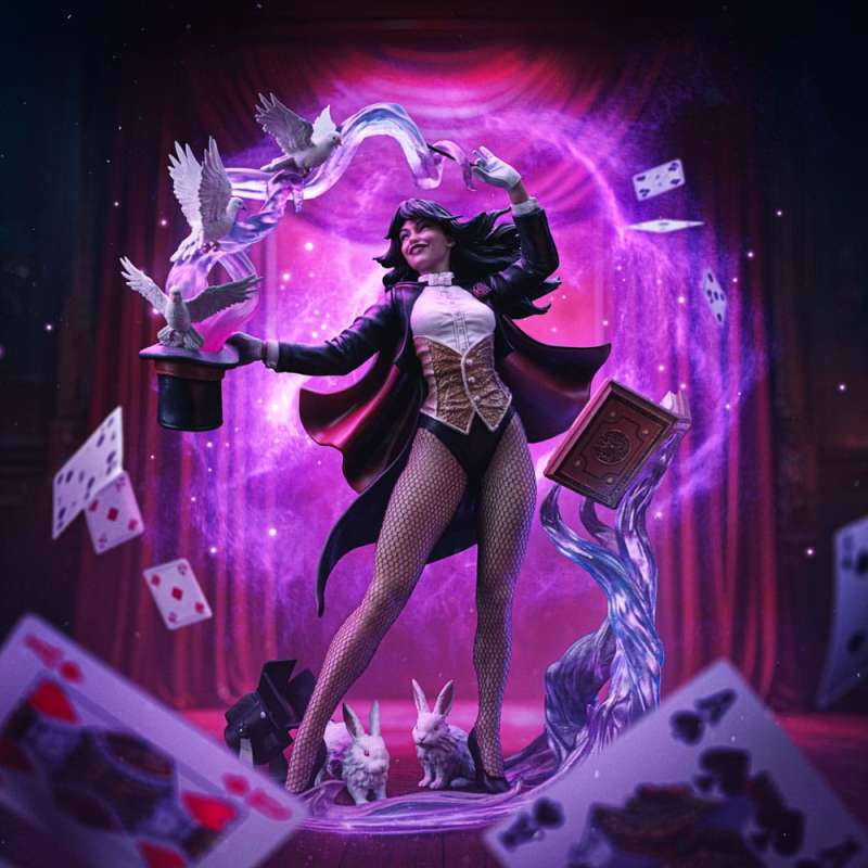 SPOTT-GR DC Comics Art Scale - Φιγούρα (Αναλογία 1/10) Zatanna με Ύψος 27cm
