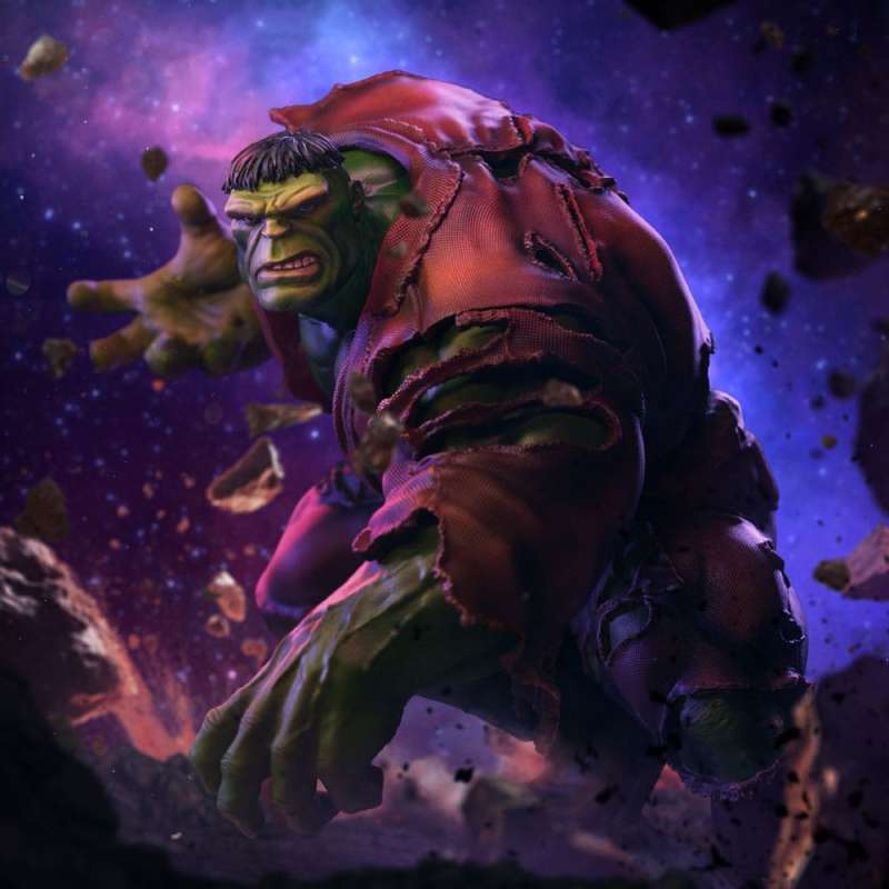 SPOTT-GR Marvel BDS Art Scale - Φιγούρα (Αναλογία 1/10) Infinity Gauntlet Hulk Diorama με Ύψος 25cm
