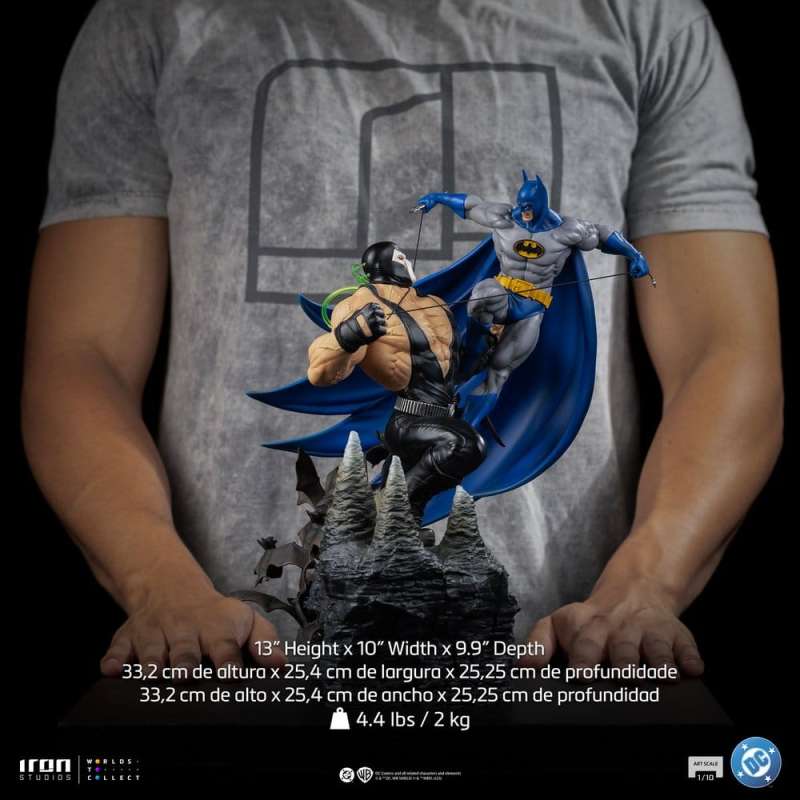 SPOTT-GR DC Comics - Διόραμα (Αναλογία 1/10) Batman vs Bane με Ύψος 33cm