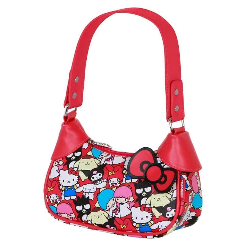 SPOTT-GR Sanrio Fancy - Πολύχρωμη Τσάντα Χειρός Hello Kitty Friends