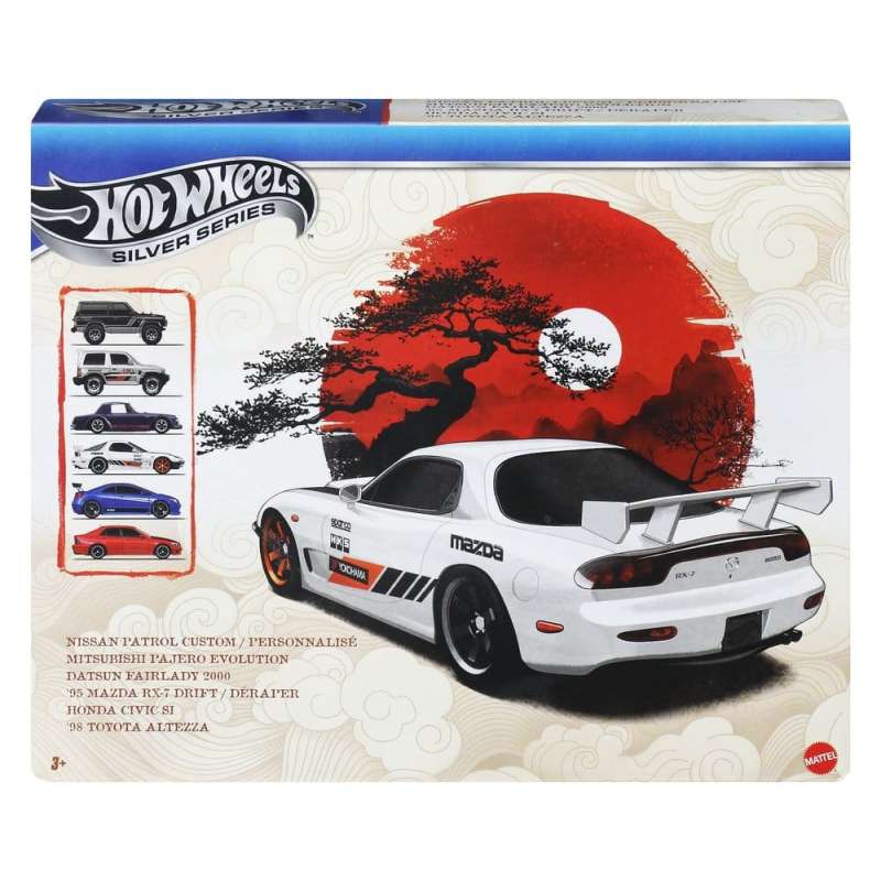 SPOTT-GR Hot Wheels Silver Series Die-Cast - Σετ Οχημάτων (Αναλογία 1/64) Streets of Japan
