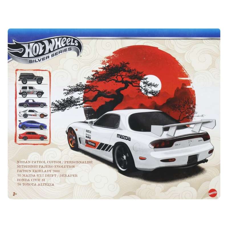 SPOTT-GR Hot Wheels Silver Series Die-Cast - Σετ Οχημάτων (Αναλογία 1/64) Streets of Japan
