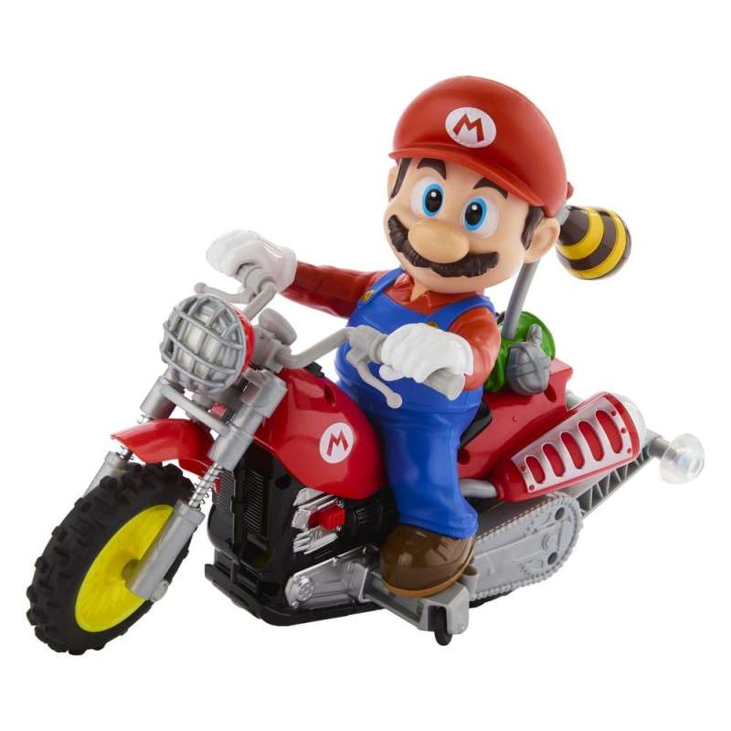 SPOTT-GR The Super Mario Galaxy Movie Hot Wheels - Τηλεκατευθυνόμενο Mario Wheelie Motocross
