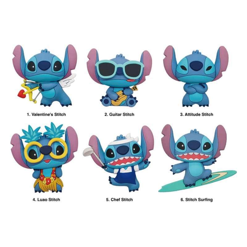 SPOTT-GR Lilo & Stitch 3D - Τρισδιάστατα Μαγνητάκια Series 2 Display (Σετ 12 Τεμάχια)