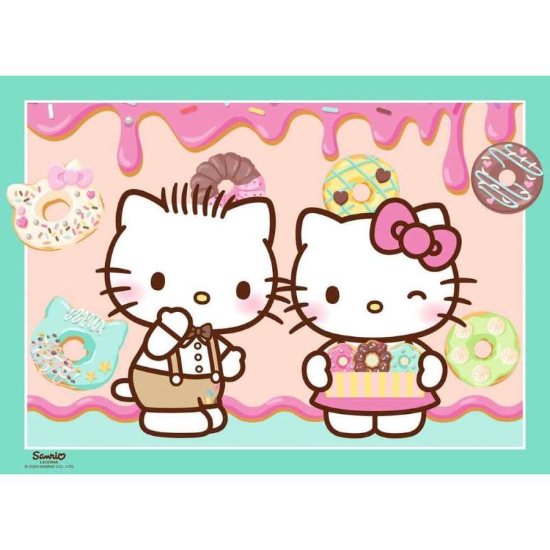 SPOTT-GR Hello Kitty Puzzle Let's Go, Hello Kitty! (Σετ 4 Τεμαχίων x 100 Κομμάτια)