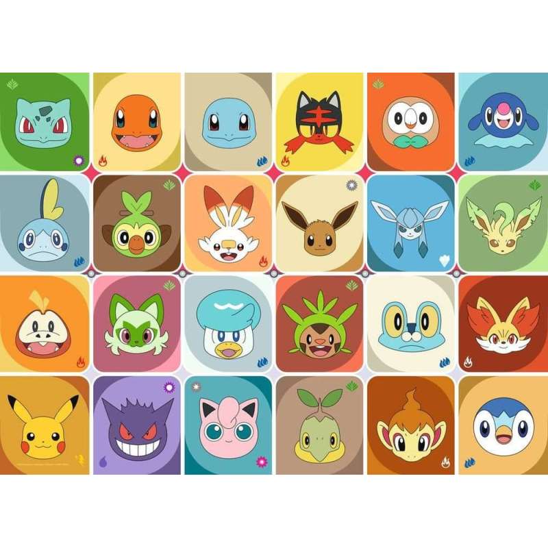 SPOTT-GR Pokémon - Παιδικό Παζλ Pokémon Faces (100 Κομμάτια XXL)
