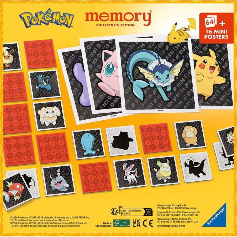 SPOTT-GR Παιχνίδι Μνήμης Pokémon Collector's Memory
