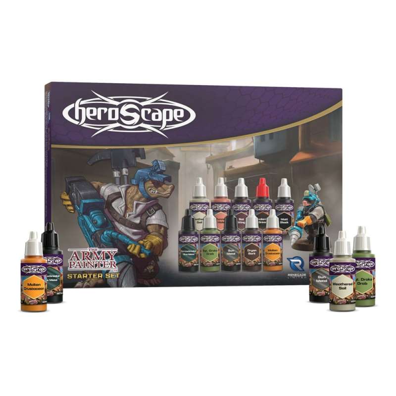 SPOTT-GR Heroscape - Σετ Χρωμάτων (Μπογιές) για Φιγούρες Army Painter Starter Set