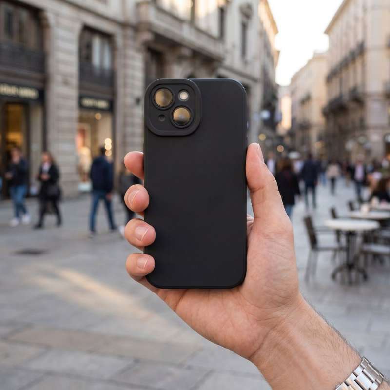 SPOTT-GR Matte 2.0 Carbon 2.0 Case - Θήκη - Θήκη για Apple iPhone 7 Plus / 8 Plus σε Μαύρο Χρώμα