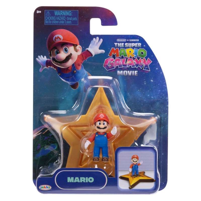 SPOTT-GR The Super Mario Galaxy Movie - Φιγούρες Δράσης με Ύψος 4cm Wave 1 (Σετ 12 Τεμάχια)