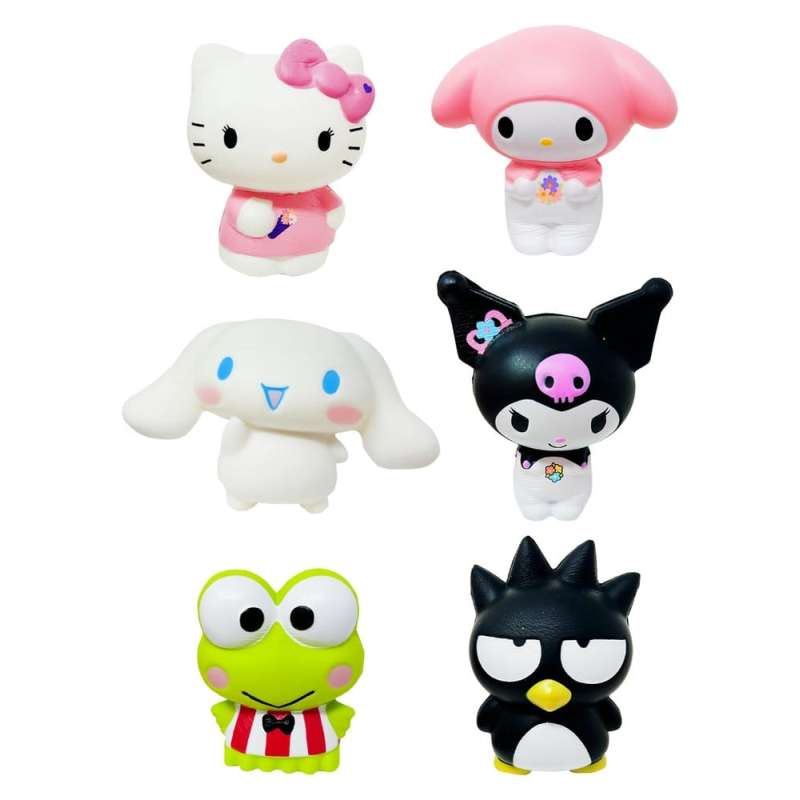SPOTT-GR Sanrio Squishy Figures Hello Kitty Cappuccino Display (Σετ 8 Τεμαχίων)