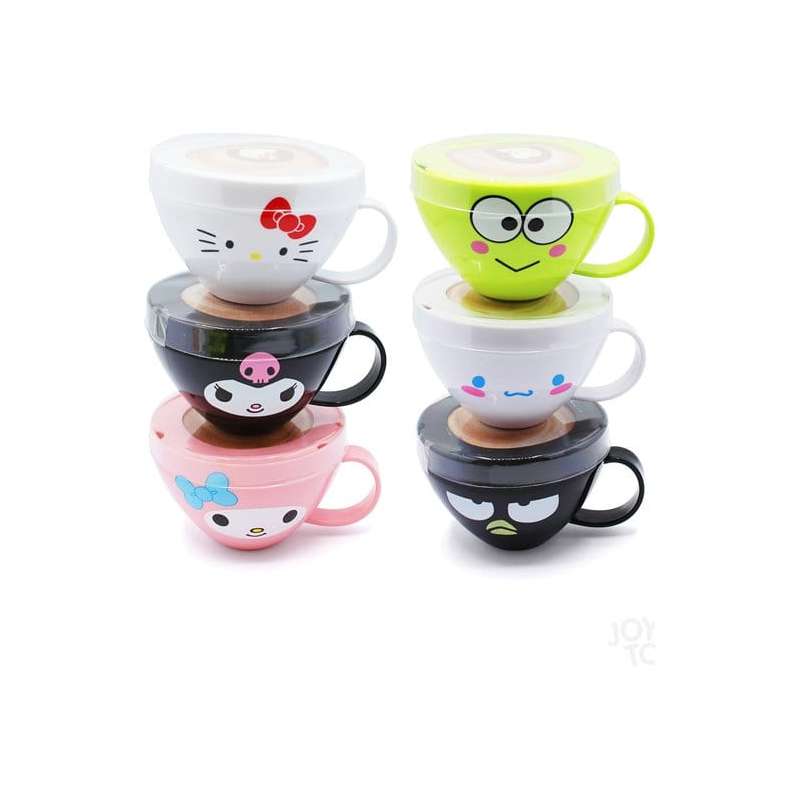 SPOTT-GR Sanrio Squishy Figures Hello Kitty Cappuccino Display (Σετ 8 Τεμαχίων)