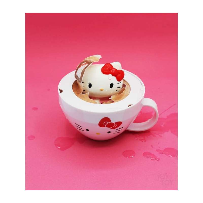 SPOTT-GR Sanrio Squishy Figures Hello Kitty Cappuccino Display (Σετ 8 Τεμαχίων)
