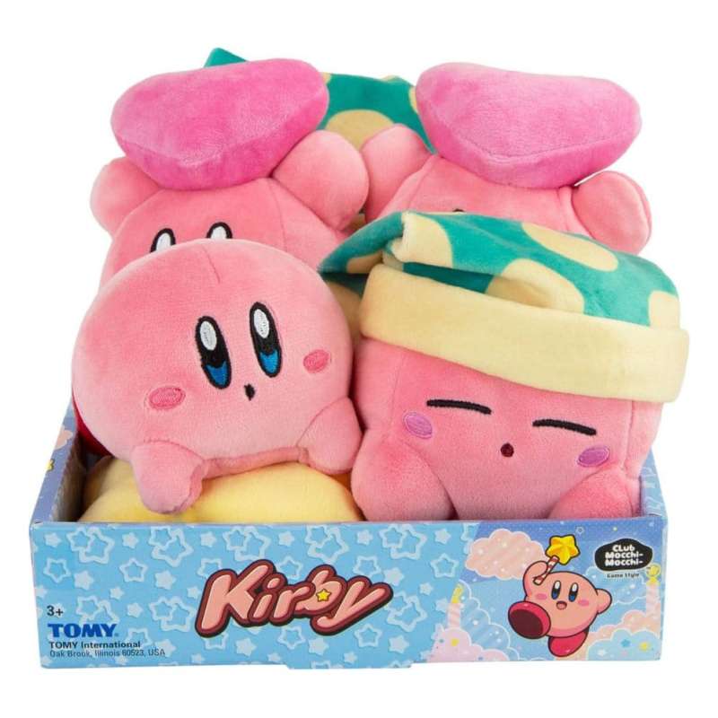 SPOTT-GR Kirby Mocchi-Mocchi Junior - Λούτρινα Wave 5 με Ύψος 15cm Σετ (Σετ 5 Τεμάχια)