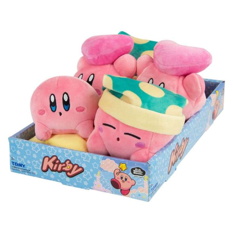 SPOTT-GR Kirby Mocchi-Mocchi Junior - Λούτρινα Wave 5 με Ύψος 15cm Σετ (Σετ 5 Τεμάχια)