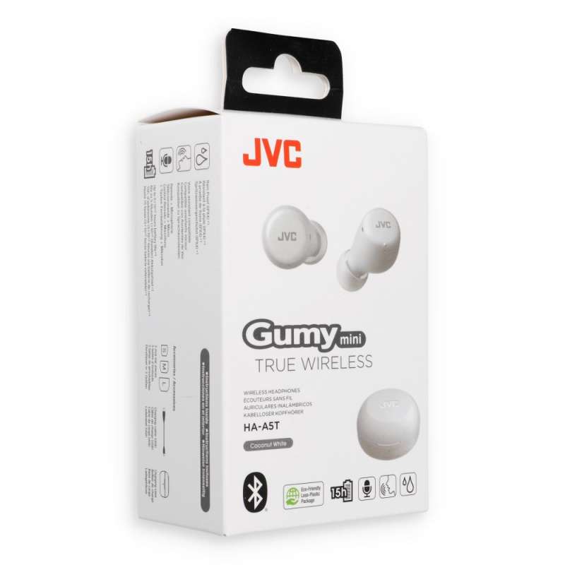 SPOTT-GR JVC HAA5TWNE - Ασύρματα In-Ear Ακουστικά Bluetooth σε Άσπρο Χρώμα