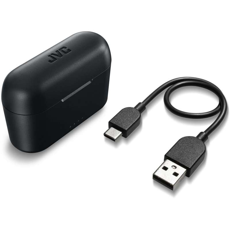 SPOTT-GR JVC HAA3TBU - Ασύρματα In-Ear Ακουστικά Bluetooth σε Μαύρο Χρώμα