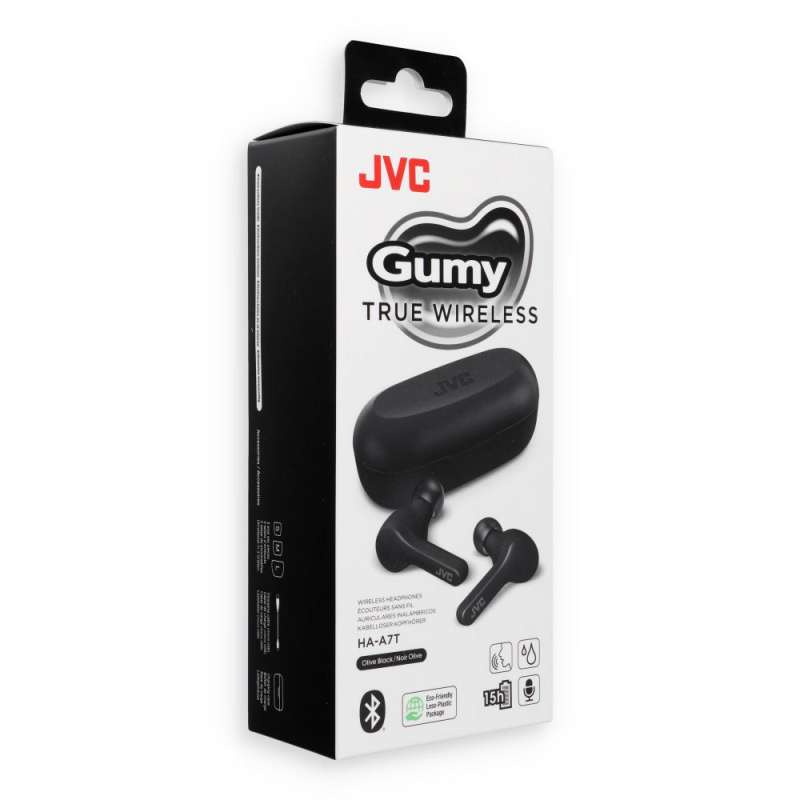 SPOTT-GR JVC HAA7BTU - Ασύρματα In-Ear Ακουστικά Bluetooth σε Μαύρο Χρώμα