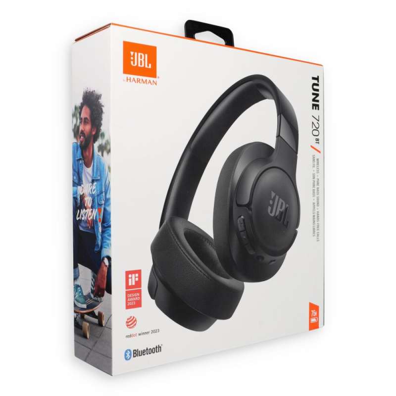 SPOTT-GR JBL Tune 720BT - Ασύρματα Over-Ear Aκουστικά Bluetooth σε Μαύρο Χρώμα